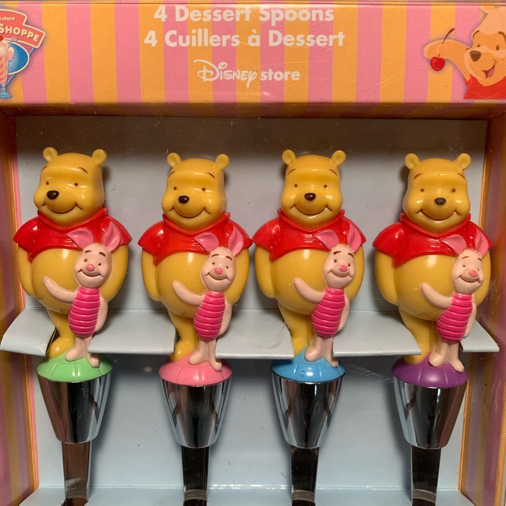 Disney Winnie The Pooh Dessert Spoon Set Of Four - Picture 3 of 4